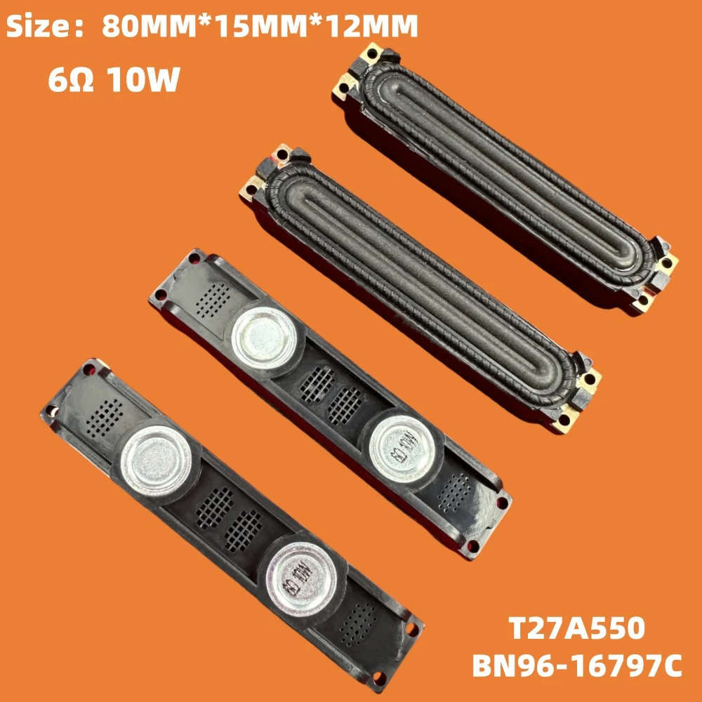 Haut-parleur TV 80x15mm, 6ohm, 10W, pour Samsung BN96-16797C 16797A 16797E 16797B 16797 T27A550 UE37D6500 LH320MEBPLGC/XY T24A550 T22A550