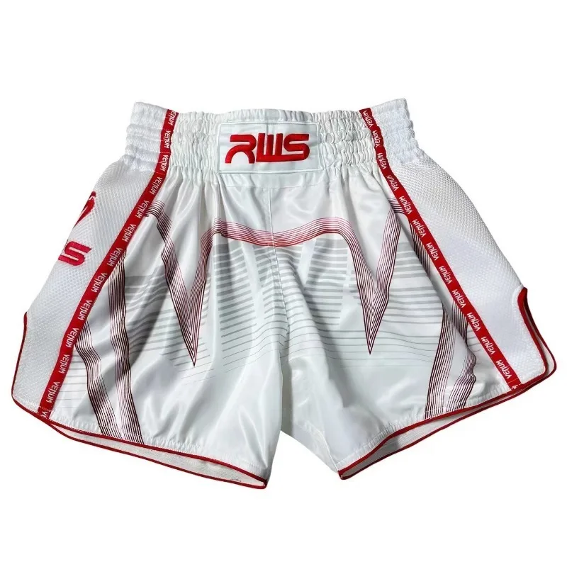 Pantalones cortos de entrenamiento MMA, Shorts de lucha para gimnasio, Fitness, deportes de combate, estilo bordado, bañadores de boxeo, originales