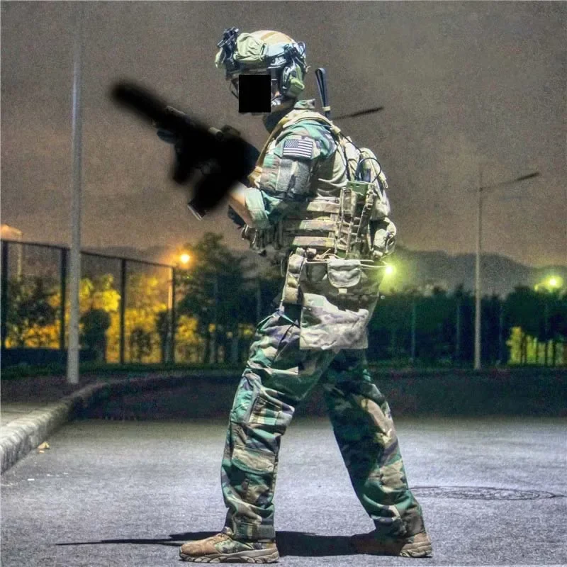 Gen3 السراويل التكتيكية كامو ملابس الصيد متعددة حدبة G3 البضائع السراويل التدريب القتالية السراويل الرجال الملابس تكتيك طارد المياه #5