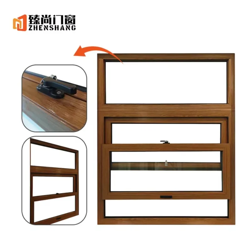 Modern Design House Windows Parallel-Sliding Aluminum Window Aluminum Glass Sliding Window For House