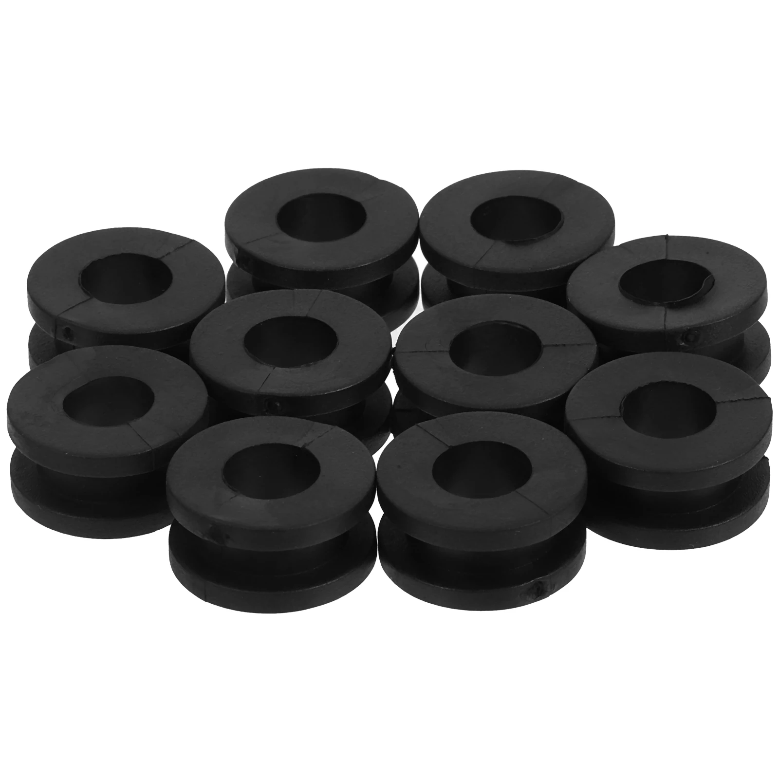 

10 Pcs Motorcycle Rubber Grommets Replacement Washers Gasket Parts Plastic Circle Pad For Bike Stylish Design Easy Install