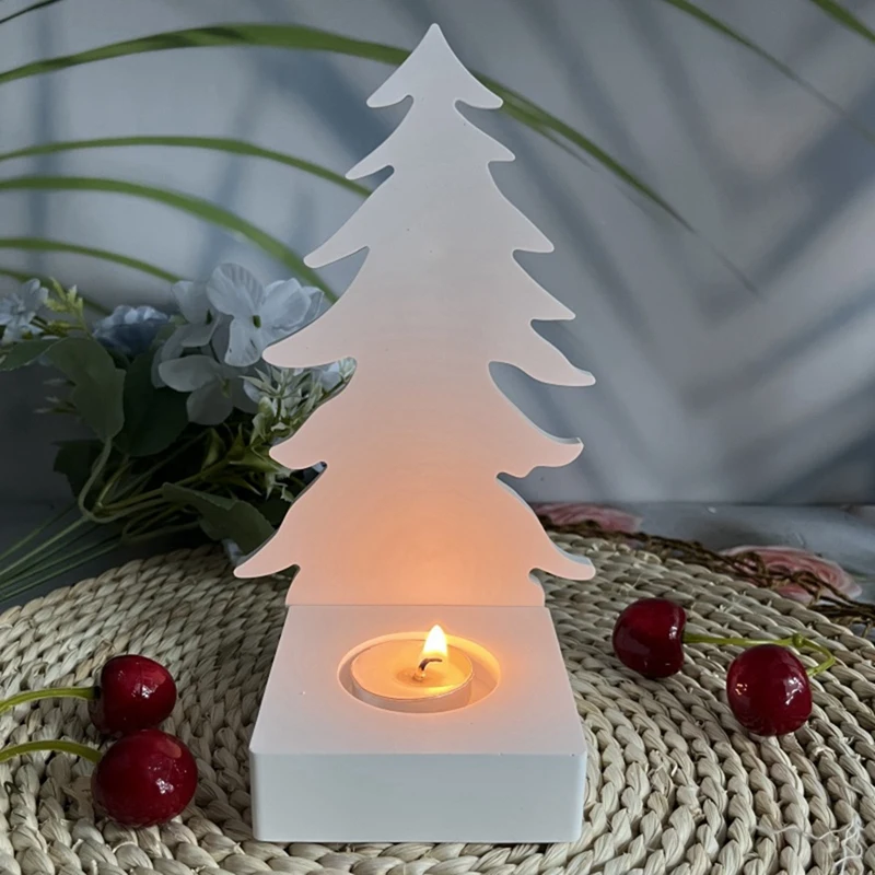 مجموعة قوالب من السيليكون لشجرة عيد الميلاد والمنزل ، صب من الجص الإسمنتي بنفسك ، ديكور مركب ، متين