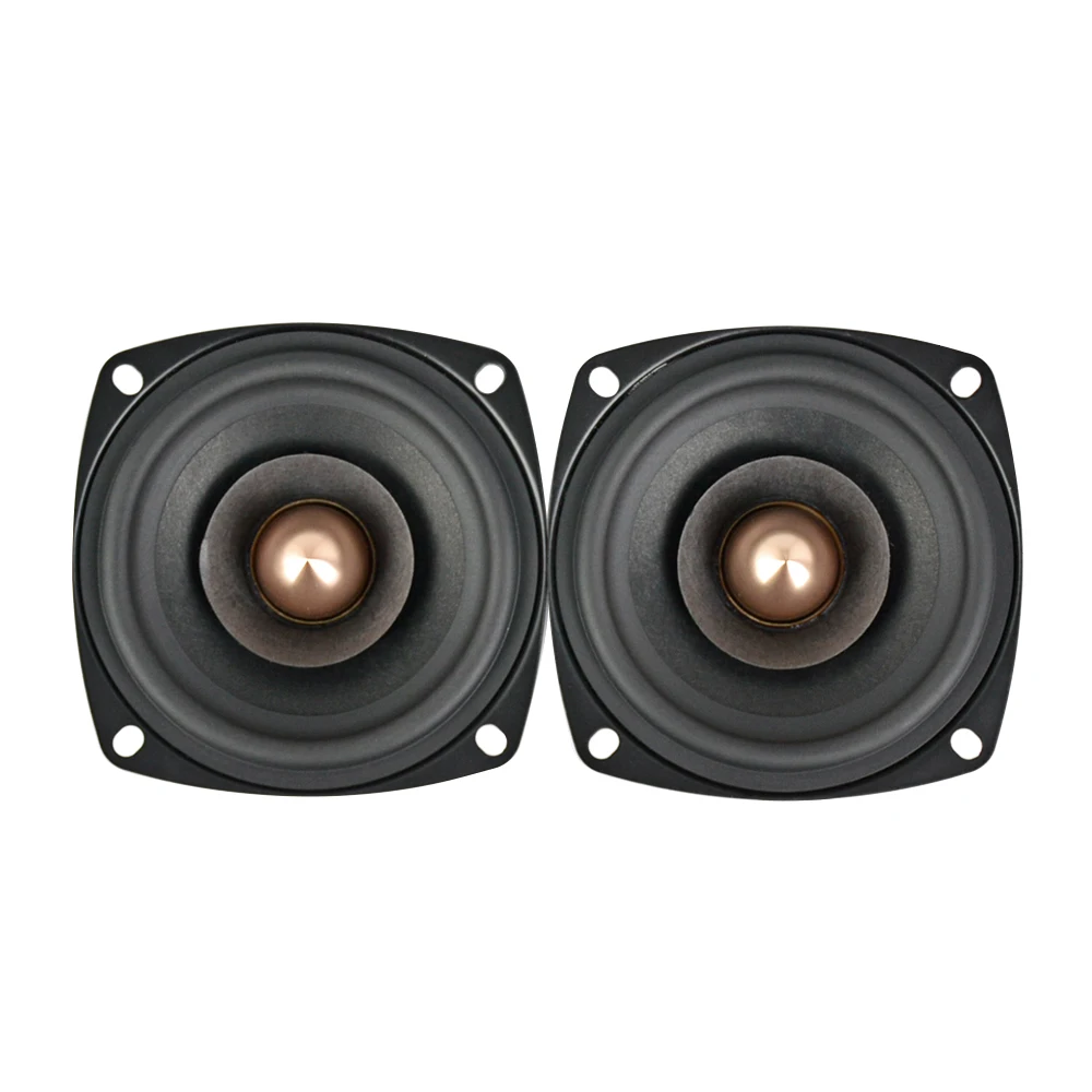 2Pcs 3 Inch 4 Ohm 8 Ohm 15W Audio Speaker Full Range Sound Speaker HIFI Bullet Treble Midrange Bass Loudspeaker DIY