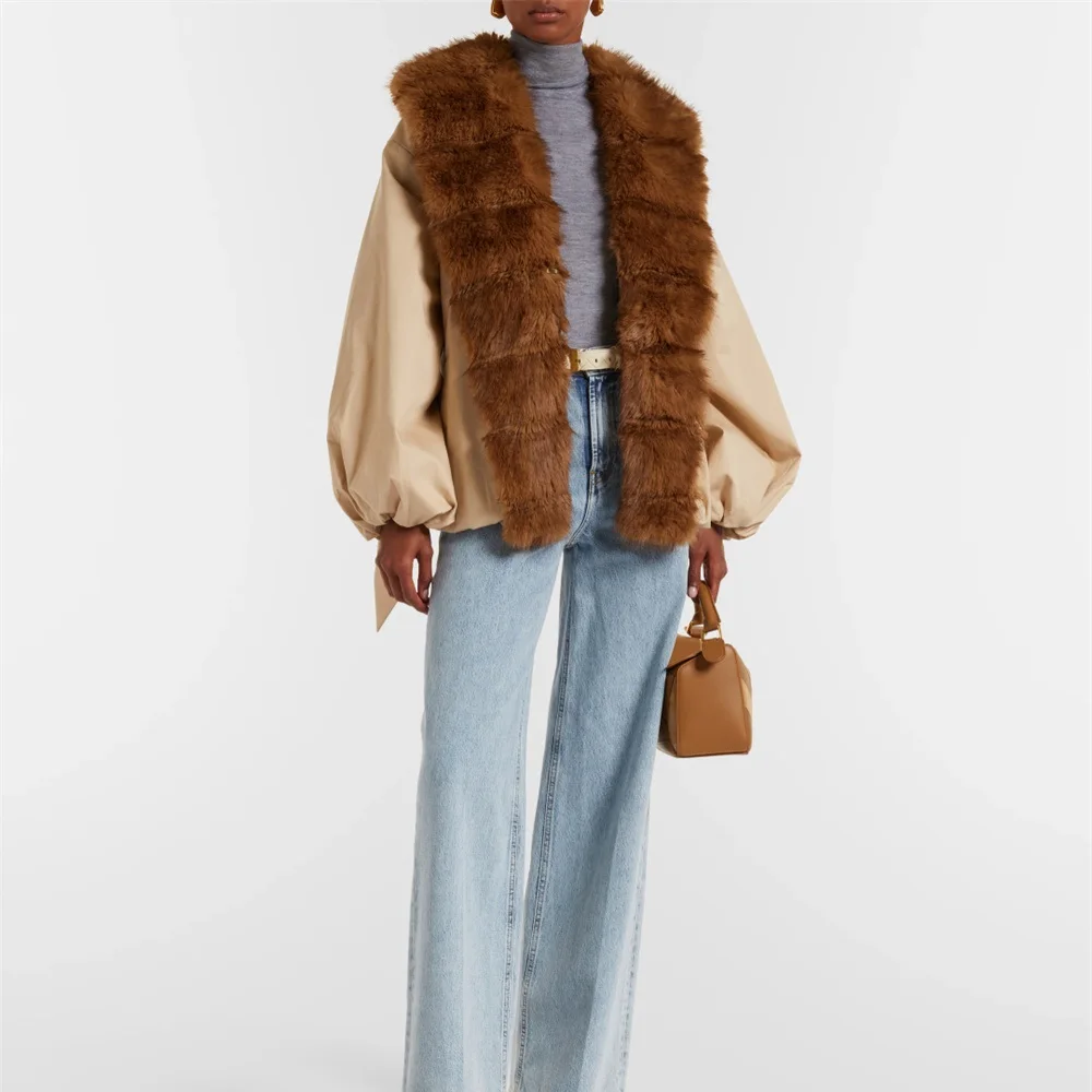2025 Women's Winter Down Cotton Jacket Belt Loose Casual Women's Fur Coat y2k Clothes New Fashion High Quality Jacket bra