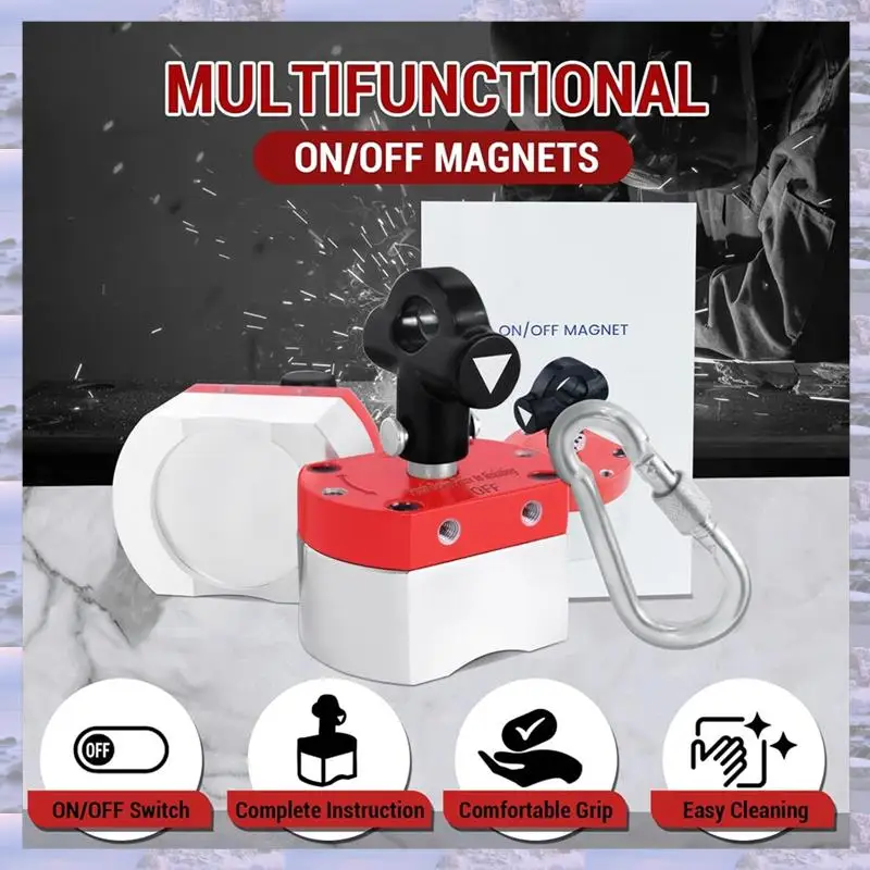 

180 LB ON/Off Magnets Magnetic Welding Holder, Multipurpose Switch Magnet For Lifting And Handling,Metal Screening