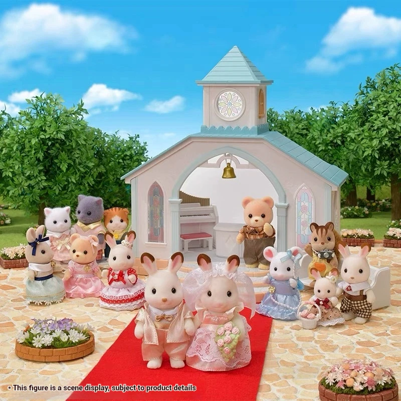 Authentieke Sylvanian Families Anime Karakter Simulatie Speelhuisje Speelgoed Kamer Decoratie Speelgoed Kerstcadeau