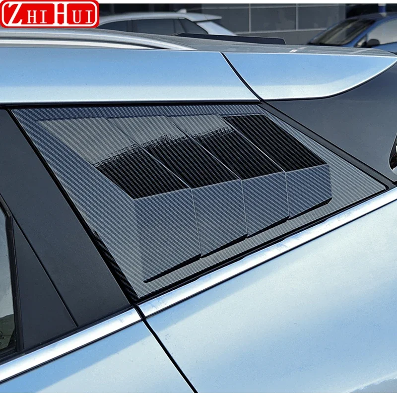 NEW For Geely Cityray 2024 2025 Car Styling Rear Triangular Louver Modification Side Window Shark Fin Air Outlet Sticker Accesso