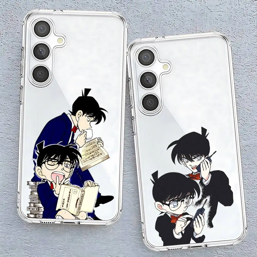 حافظة لهاتف سامسونج جالاكسي غطاء شفاف A52 A12 A51 S21 Edge S22 ULTRA S23 S24 S20LITE Plus Ultra #4