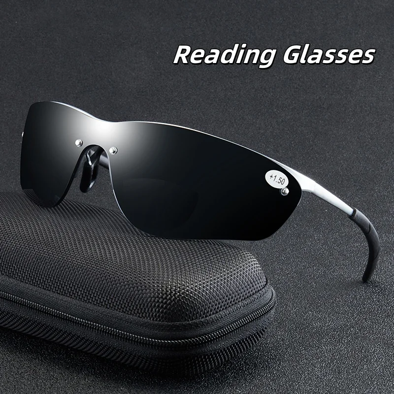 

Near Far Dual-use Reading Glasses Men Women Anti Slip Presbyopia Eyeglasses Sports Multifocal Far Sight Goggle +1.0 To +3.0