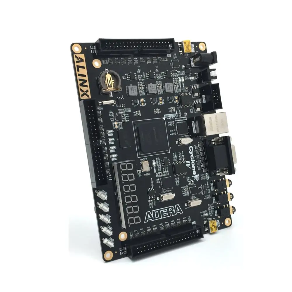 Cyclone IV FPGA Development Board NIOS EP4CE30 DDR2 Gigabit Ethernet ALINX Brand (FPGA Board + Program Loader)