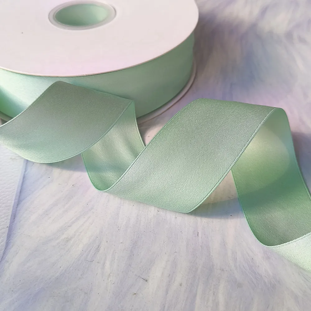 5Yards 3.8CM Matte Finish Satin Ribbon DIY Bows Material Bouquet Flowers Gift Cake Box Wrap Clothing Wedding Party Decoration