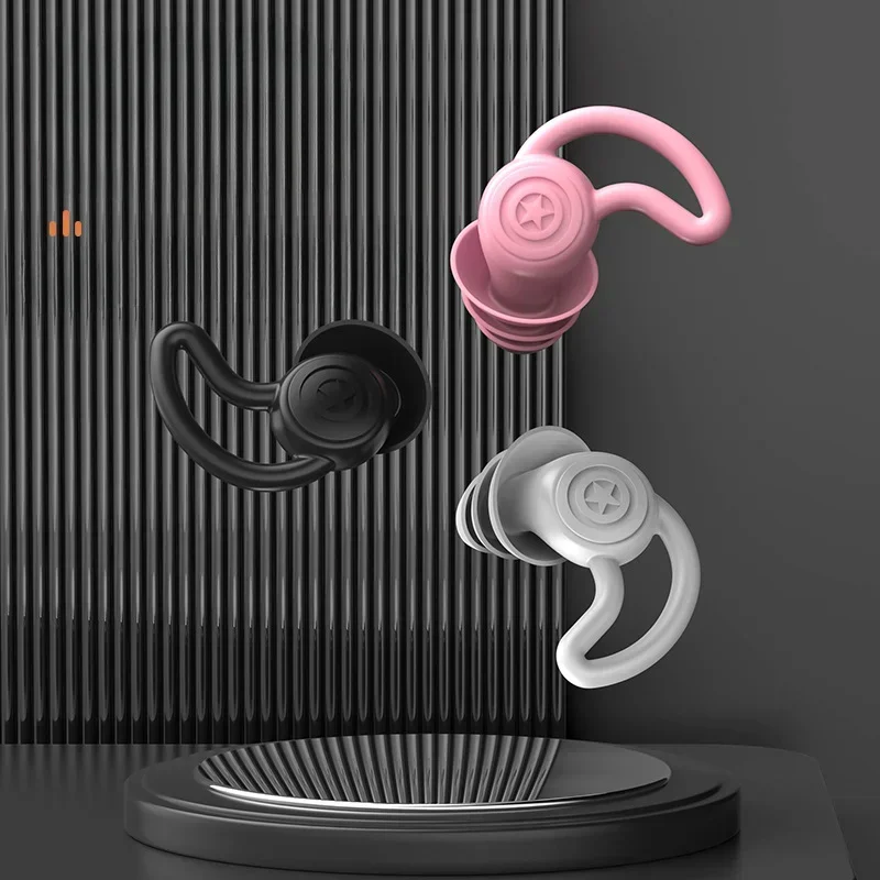 

Soft Comfort Waterproof Ear Plugs for Swimming, Sleeping, Diving, Surfing, Natation - Anti Noise Ear Protector