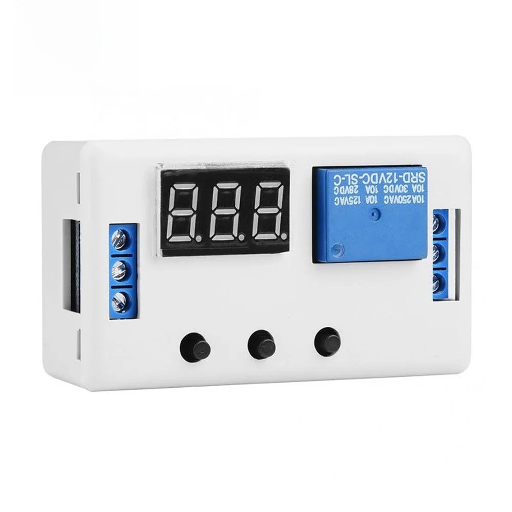 1- Channel  For Time Delay Relay Module Adjustable Timer Circuit Switch With Shell Supports Four Programmable Modes