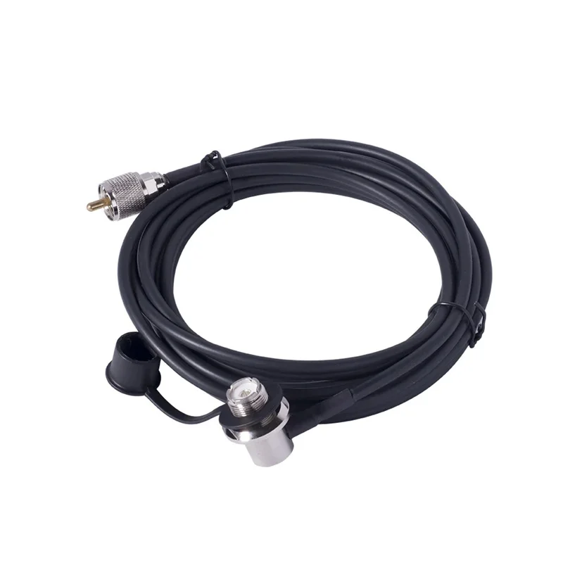 2pcs NEW 5M NAGOYA RC-ECH RG-58A/U Cover Extension Cable for YAESU Mobile Radio Antenna