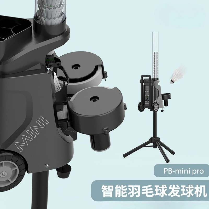 

PB-MiniPro Smart Badminton Serving Machine Portable Badminton Training Equipment