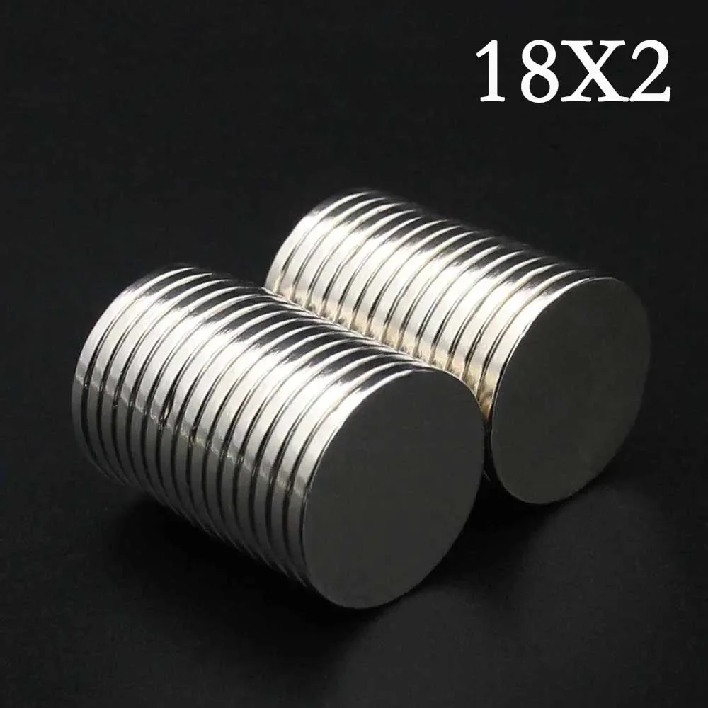 

2/3/5/8/12 Pcs 18x2 Neodymium Magnet 18mm x 2mm N35 NdFeB Round Super Powerful Strong Permanent Magnetic imanes Disc 18*2