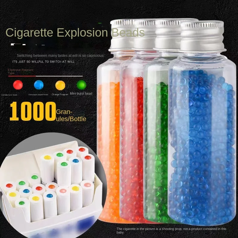 1000pc Cigarette Bursting Bead Super Mint Fruit Cigarette Capsule Blueberry Mixed Fruit Flavor Smoke Accesoires