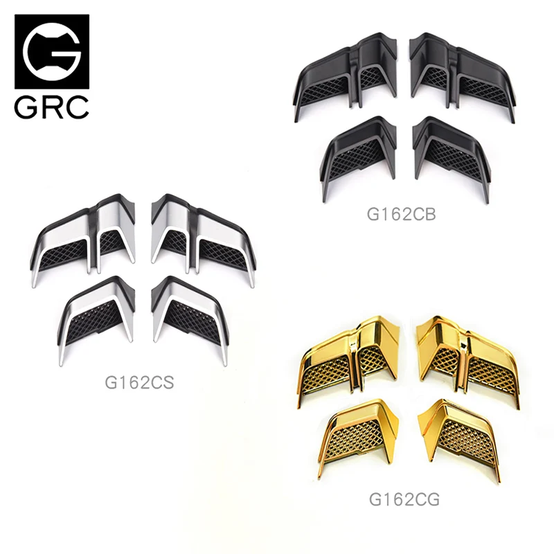 

GRC Wheel Eyebrow Grille Kit Side Exhaust Aerodynamics Decorate for 1/10 RC Crawler Car Traxxas TRX4 G500 TRX6 G63 Diy Parts