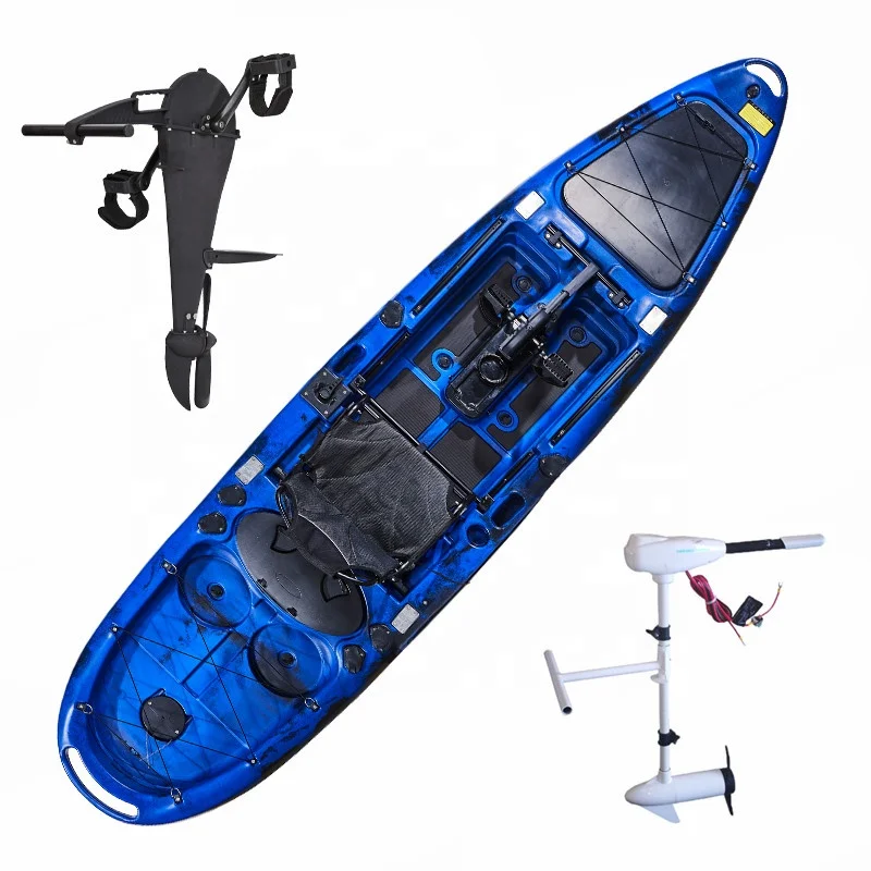 

Anglers Motor Kayak with Foot Pedal System Cheap Wheel Kayak