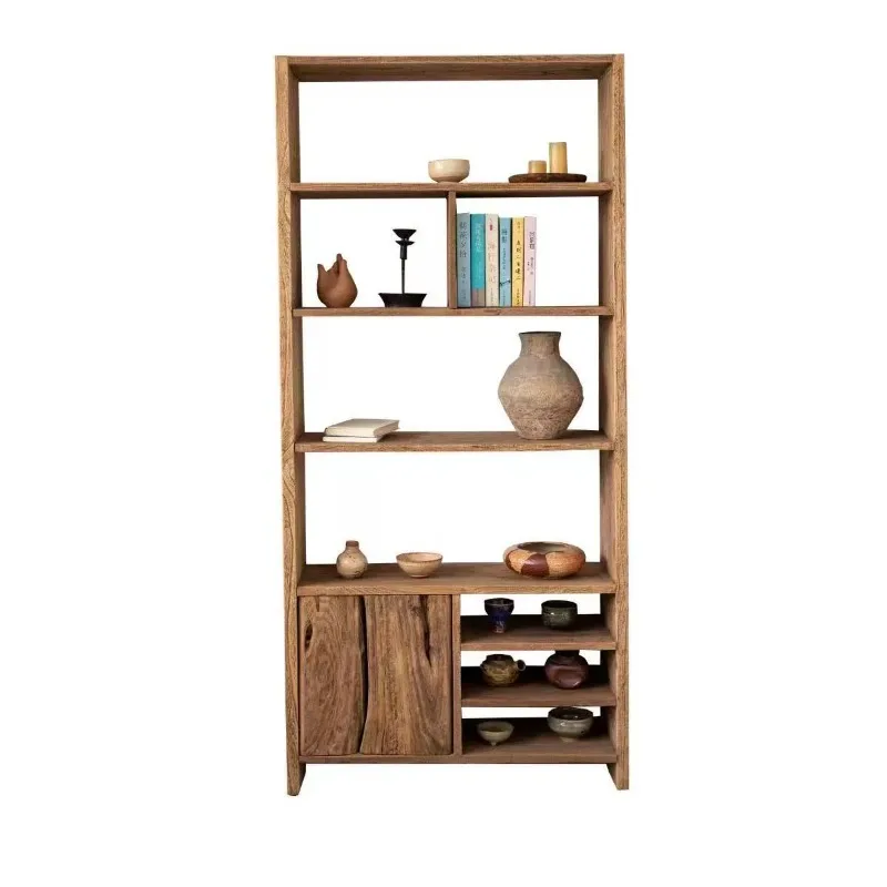 

Bogu shelf solid wood bookshelf B&B storage shelf