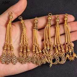 2pcs/lot Trendy Tassel Pendant Charms For Jewelry Making DIY Handmade Phone Charm Earring Necklace Findings Supplies Accessories