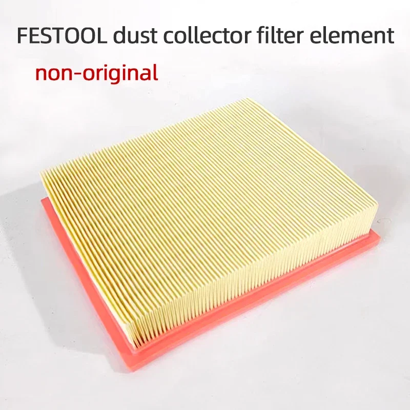 Dust Collector Filter Element for FESTOOL CT26/36 - High Efficiency Yellow Non-Original Air Dust Filter Accessory