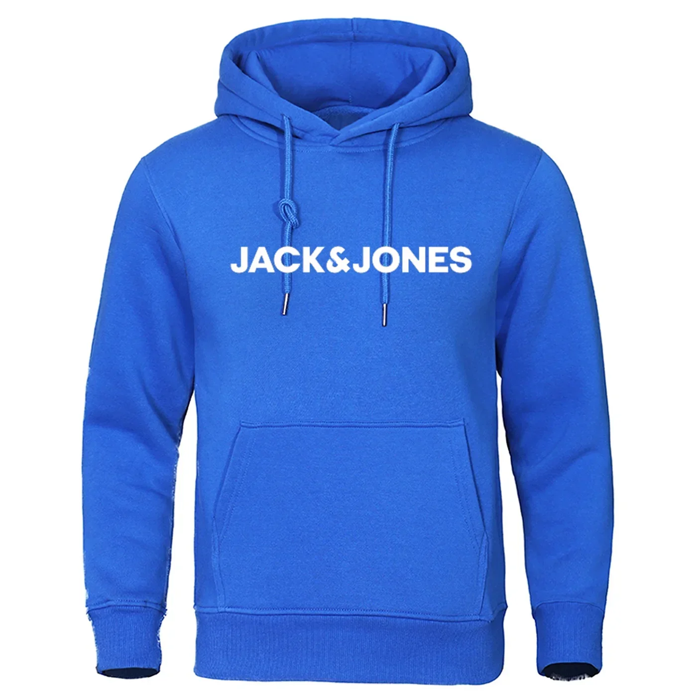 Men\'s Hooded Sweatshirt Jack Jones Trendy Fashion Casual Sportswear Comfortable Printed Loose Top Pullover Street Wear