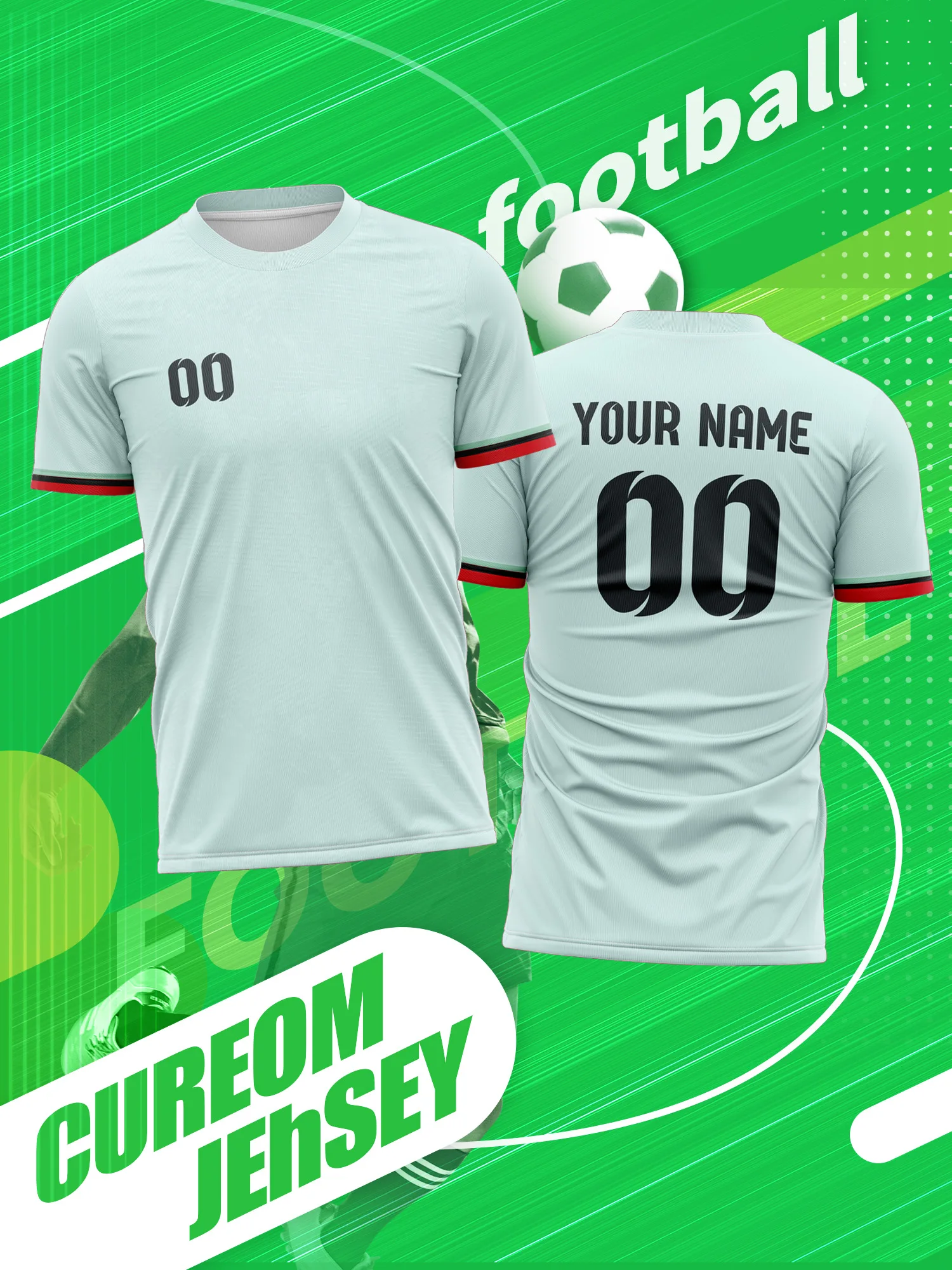 

Футбольная форма с индивидуальным изображением, номером и именем, униформа для лиги жилых комплексов, уютная и дышащая футбольная одежда для местных сообществ