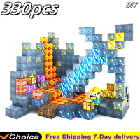 Magnetic Building Blocks Toy Build Mine World Magnet Cube Set for Boy Girl Kid Age 3+ DIY Model Children Stem Sensory Toys Gift