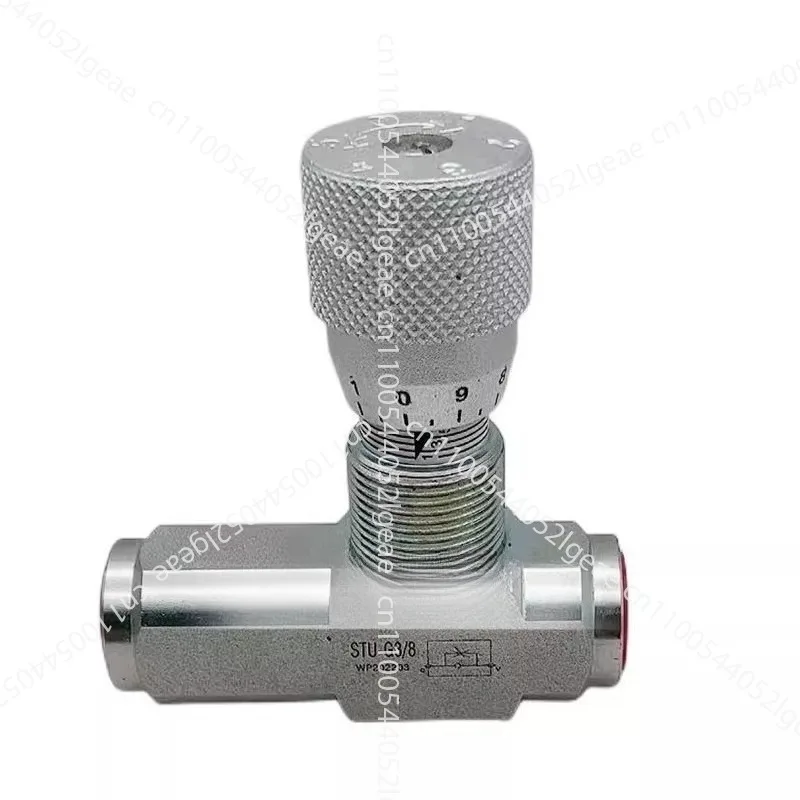 STU-G3/8 One-way throttle valve, hydraulic cylinder speed control high pressure tube type