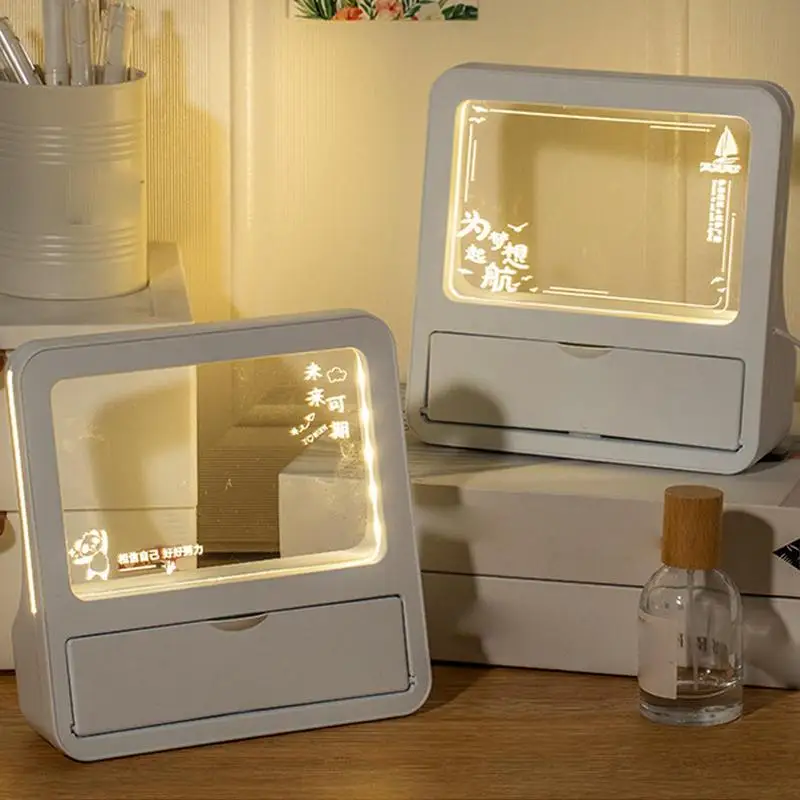 Доска для рисования, многоразовая доска для рисования с держателем для карандашей, многоцелевой блокнот, настольный декор для прикроватной тумбочки, спальни, студии, жизни