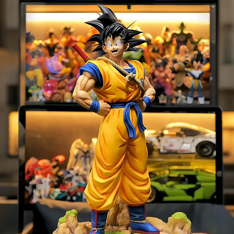 

70CM Large-size Dragon Ball,Sun Wukong Saiyan People Garage Kit Dreamy Kakarot Model GK Resin Super Saiyan Large Ornament Gift