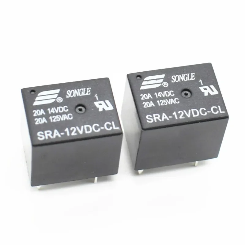 5Pins RELAY 12V for DC Coil Power Relays PCB 20A SRA-12VDC-CL Wholesale Price