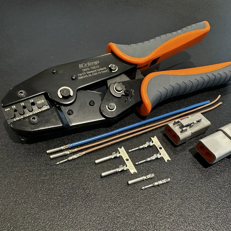 DT terminal connection crimping pliers crimping pliers with positioning