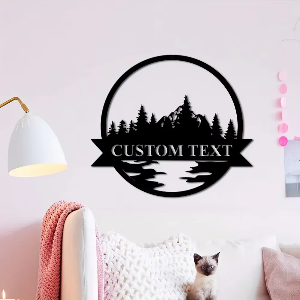 

1pc,Derek's Home Custom Metal Wall Art for Cabin Lodge Balcony - Top Thanksgiving Outdoor Pick