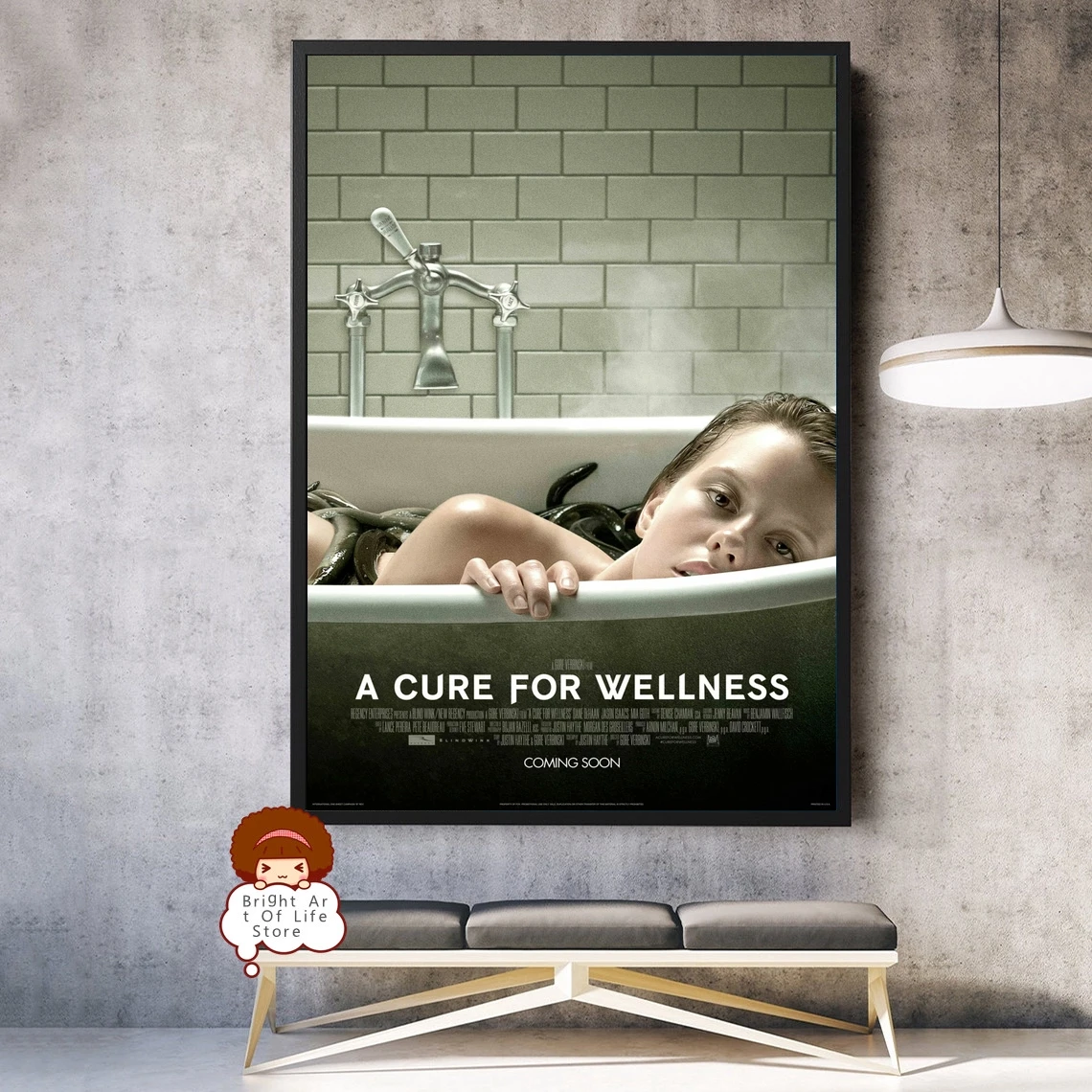 A Cure for Wellness (2017) Movie Poster Classic Art Photo Canvas Print Home Decor Wall Art (Unframed)