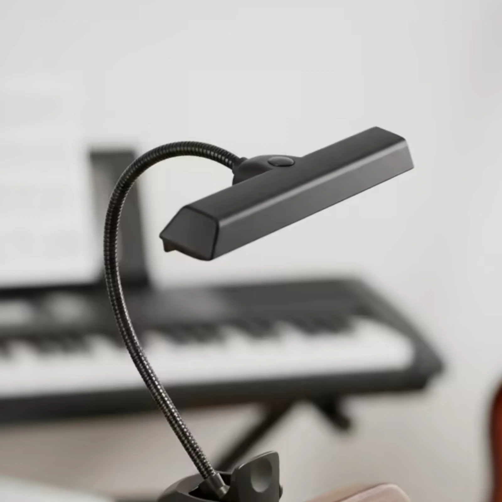Clamp-on Music Stand Light Flexible Sheet Music Light Lighting Accessory Adjustable Angle