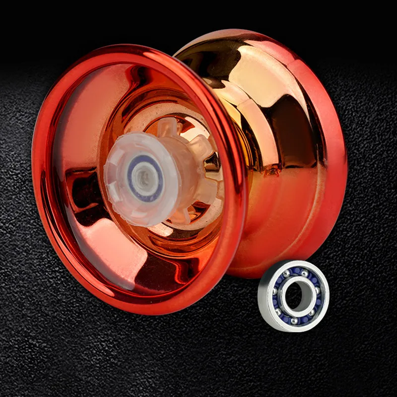 4 Colors Magic Yoyo Responsive High-speed Aluminum Alloy Yo-yo CNC Lathe with Spinning String for Boys Girls Children Kids Toys