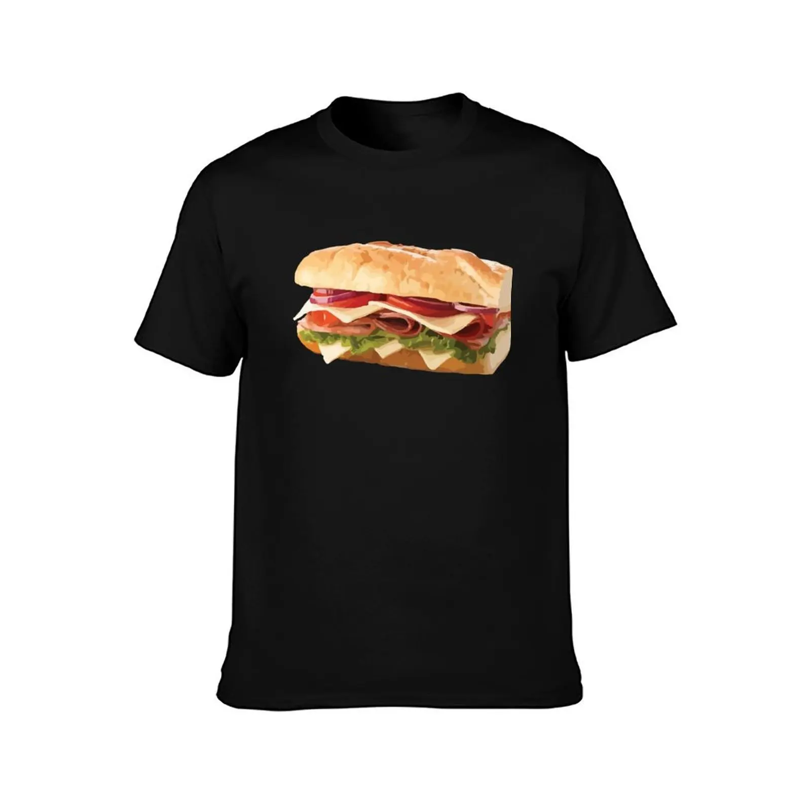 Classic Sub Sandwich comfort food T-Shirt cotton graphic tees oversized shirts graphic tee mens graphic t-shirts anime