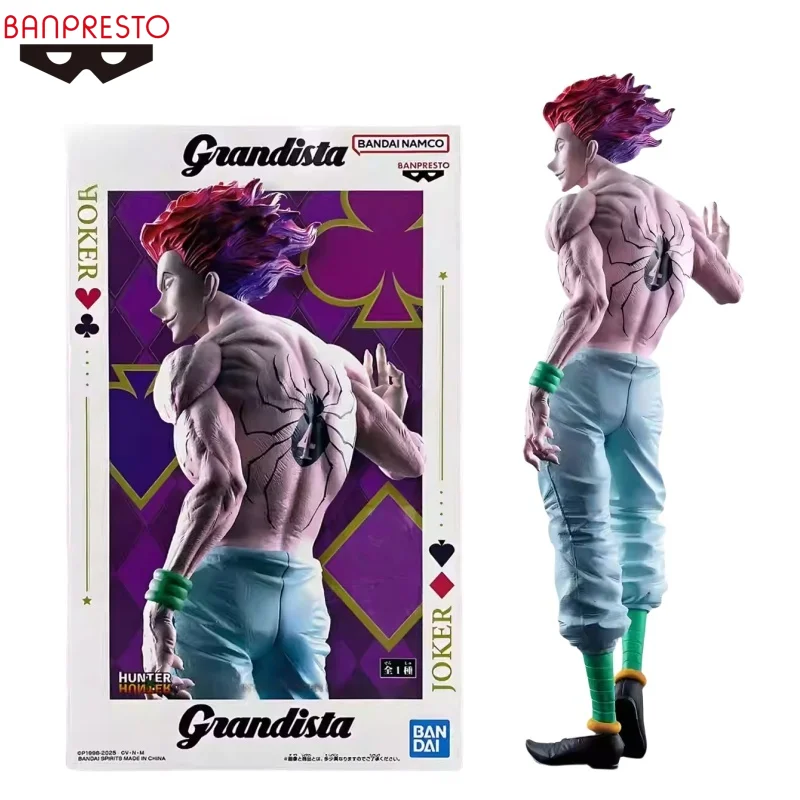 

Bandai Banpresto Hisoka Grandista Hunter×Hunter Anime Figure Toys Pvc Model Collection Action Figurine Model Gift Original