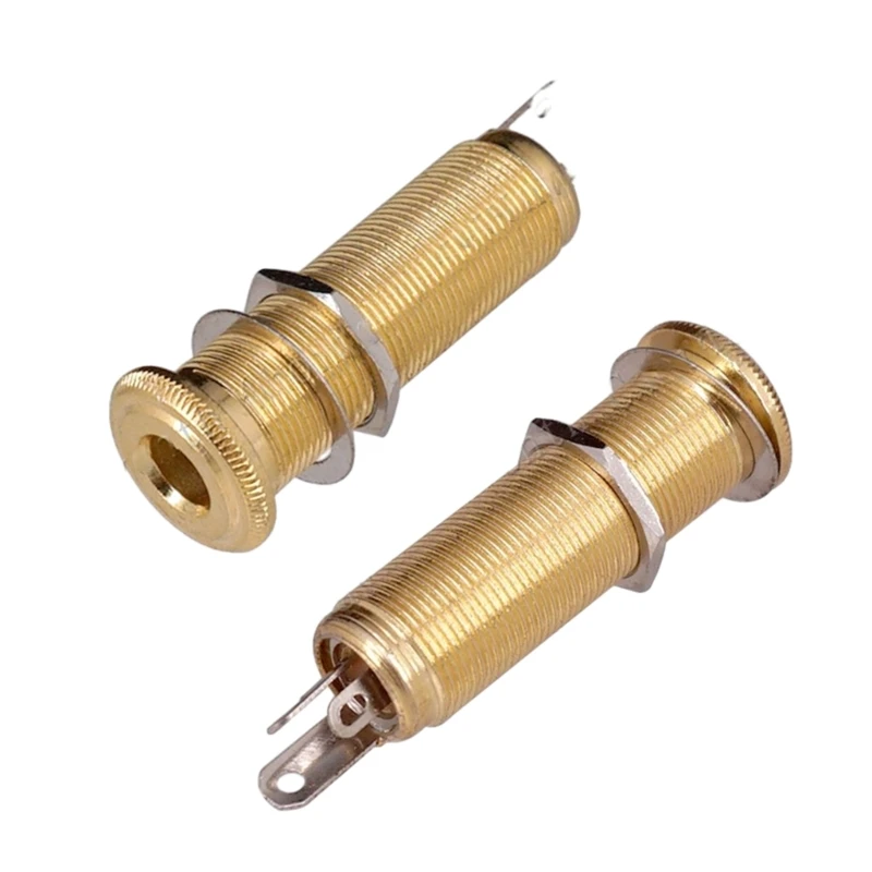 6.35mm Guitar Stereo Barrels Socket 4 Pin Guitar Bass 1/4