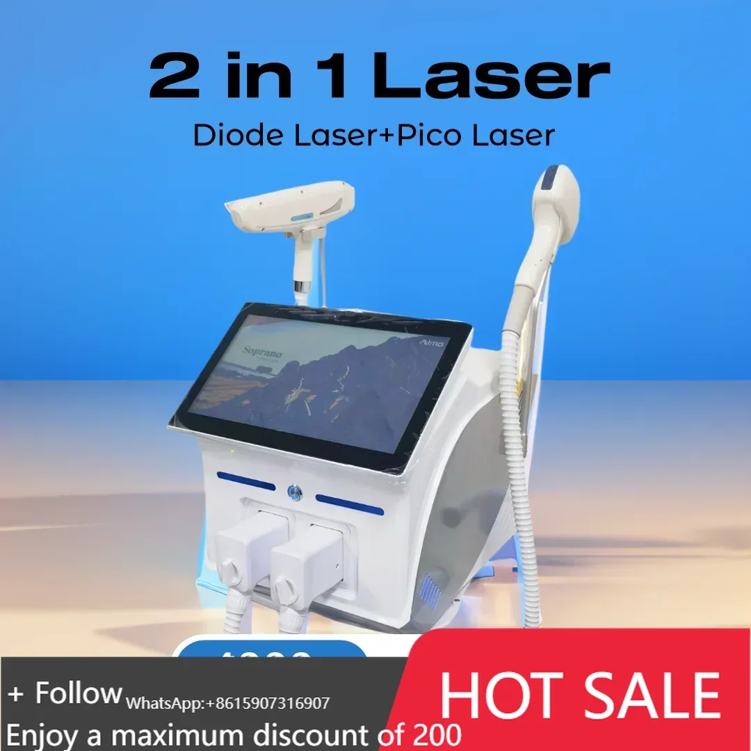 

2025 diodo 755 808 1064nm 940 4 longitud de onda diodo láser hielo titanio láser máquina de depilación corporal equipo Ale 4000W