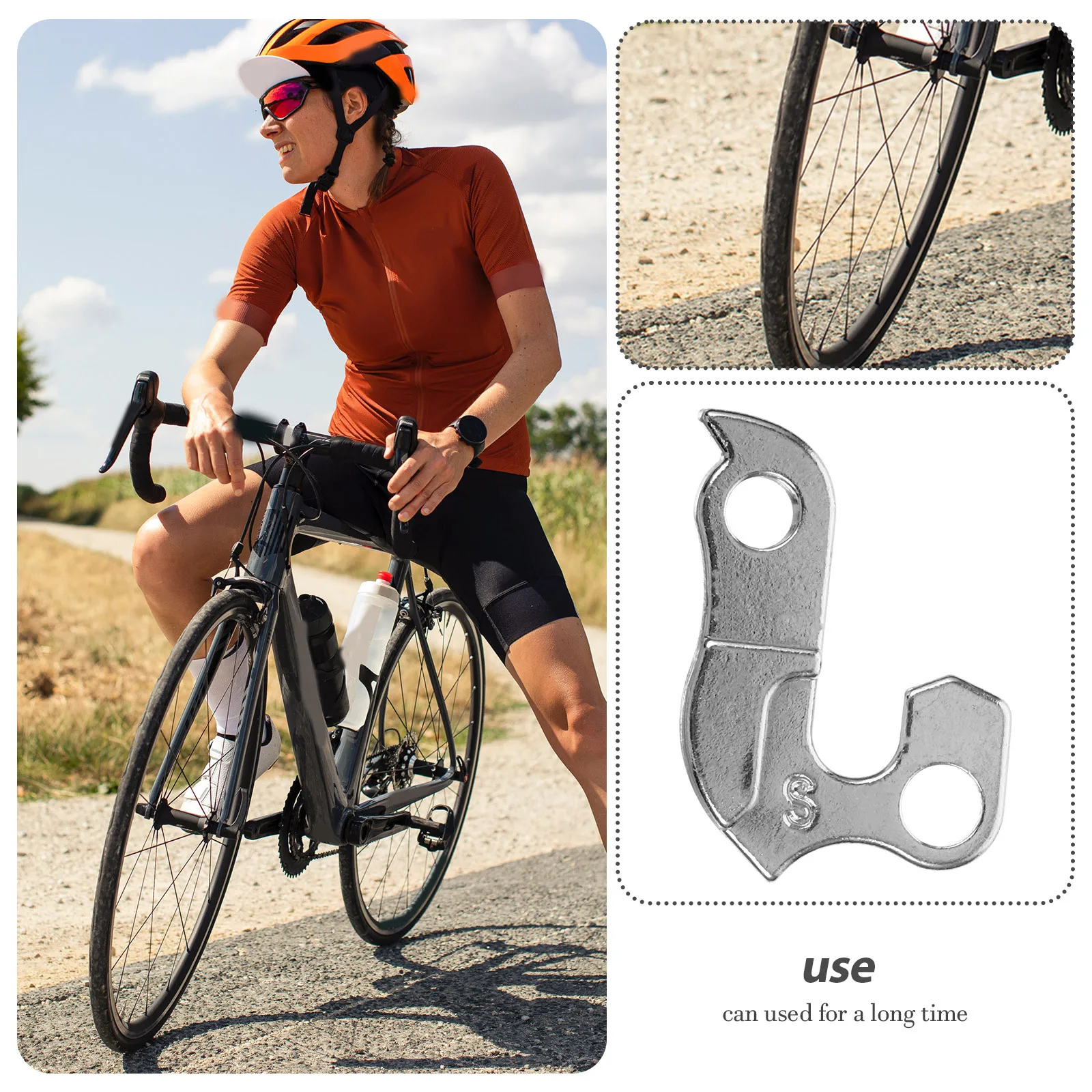 Alloy Rear Derailleur Hanger Universal Fit Easy Installation Protects Bike from Damage Durable Smooth Rear Derailleur Hanger