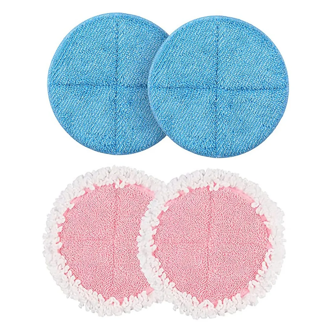 ABUH-4 Pack Replacement Parts Mop Cloth Pads For BOBOT Electric Mop Cleaning Pads Accessories Household Tools