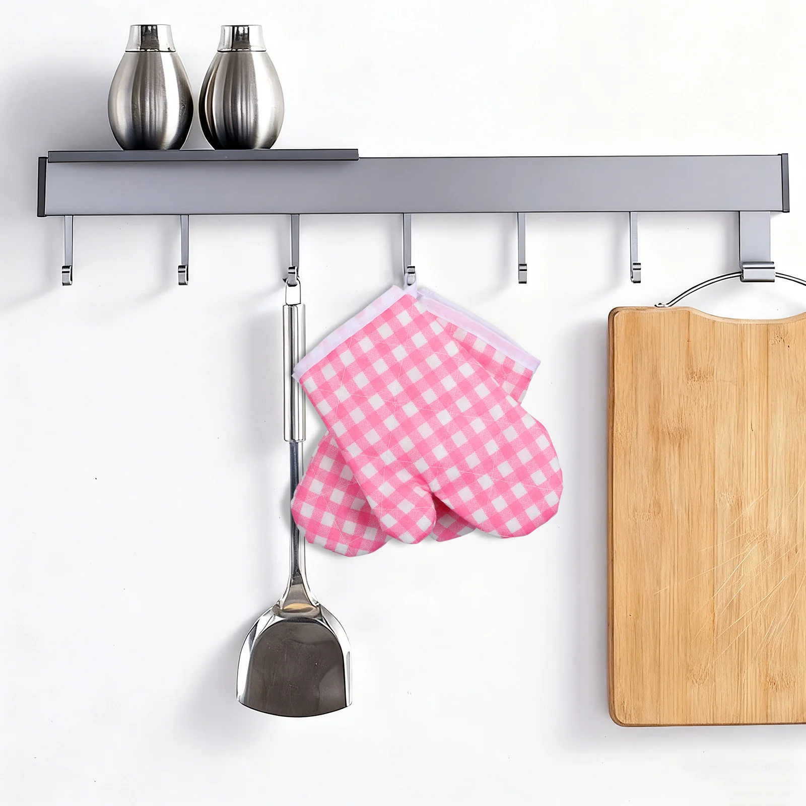 

Oven Gloves Set of Resistant Polyester Cooking Mittens for Kitchen Safety Microwave Protection Gift