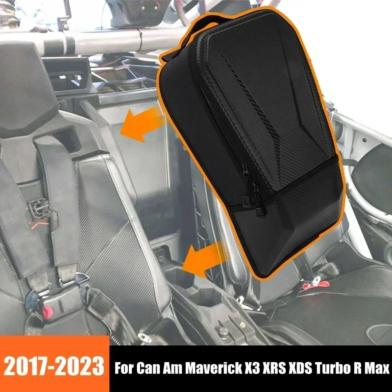 

UTV X3 Storage Bag Center Shoulder Console Box Between Seat Storage For Can Am Can-Am Maverick X3 XRS XDS Turbo R Max 2017-2023