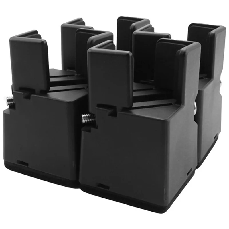 ABVT-조정 가능한 의자 라이저(나사 클램프 포함), 2인치 높이 소파 테이블 침대 가구 라이저