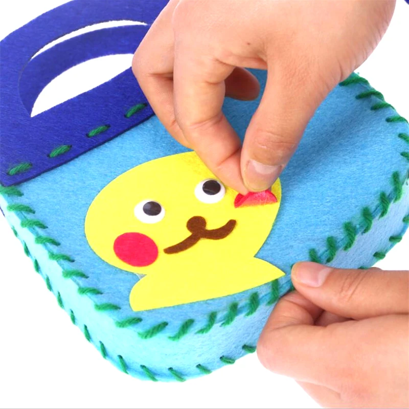 kit-de-costura-infantil-com-8-pecas-kit-de-costura-em-feltro-brinquedos-educativos-pre-escolares-feltro-artesanal-com-agulha-de-seguranca-para-meninos-meninas-e-iniciantes
