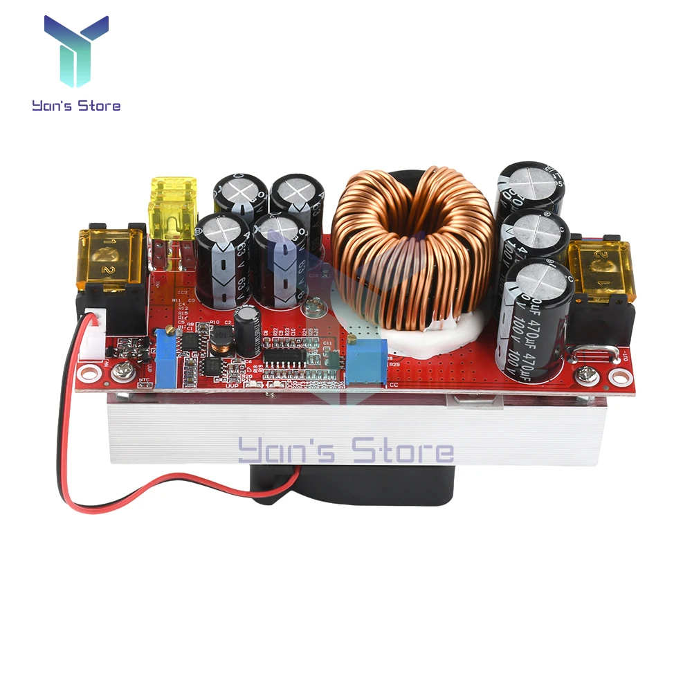 1800W 40A DC-DC 부스트 컨버터 스텝 업 전원 공급 장치 모듈 10-60V 12-90V 조정 가능한 전압 충전기