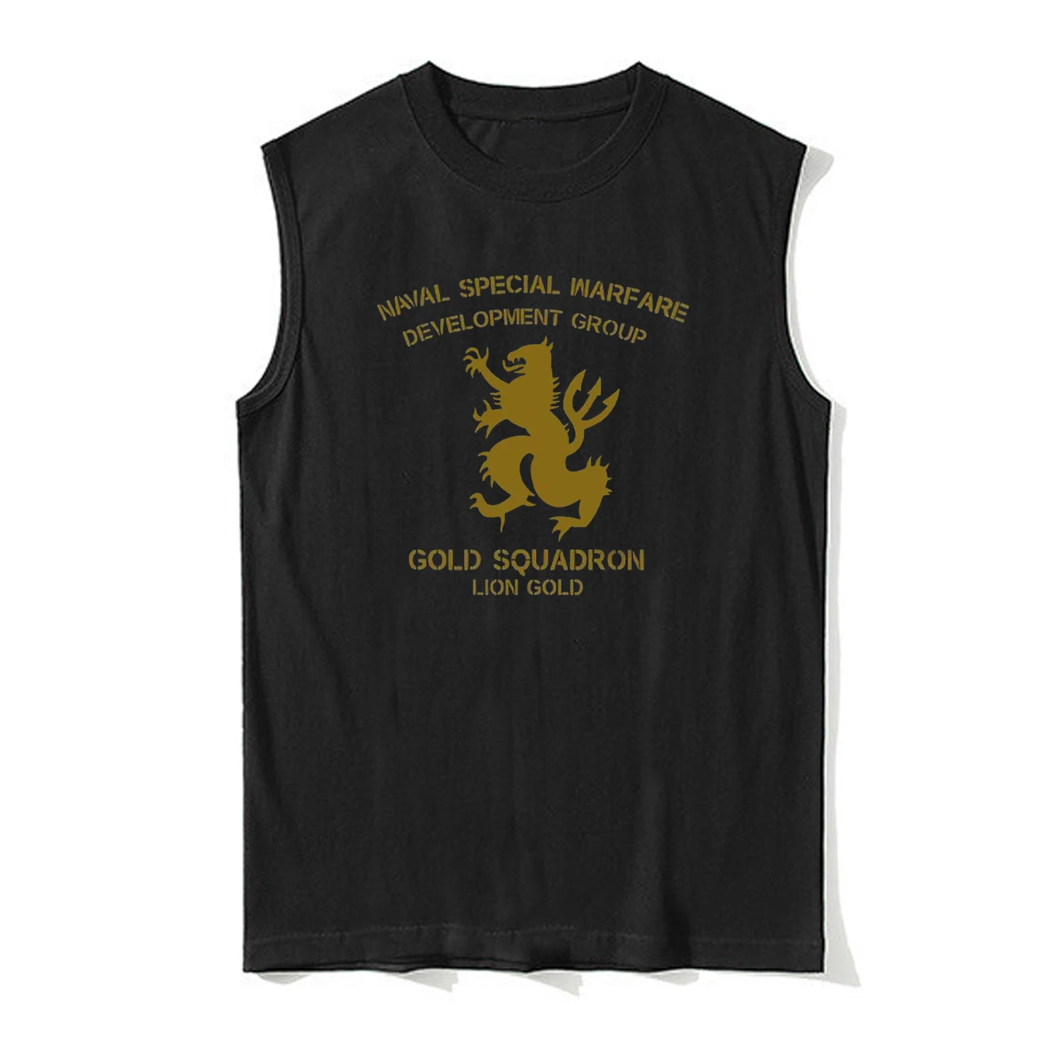 Naval Seals DEVGRU Seal Team 6 Crusaders Gold Squadron Tanktop New 100% Cotton O-Neck Casual Vest Mens Sleeveless T-shirt